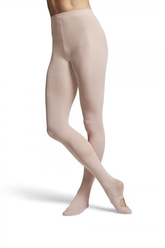 Bloch T0982L Women's Convertible Dance Tights - Pink - Strictly Dancing