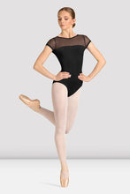 Load image into Gallery viewer, Ladies Mirella Celeste Scoop Neck Short Sleeve Leotard