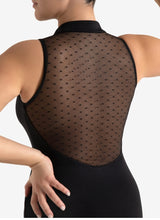 Load image into Gallery viewer, Capezio Spot On Zip Front Leotard