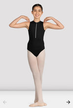 Load image into Gallery viewer, Girls Bloch Mirella Glow Girl Zip Front Leotard