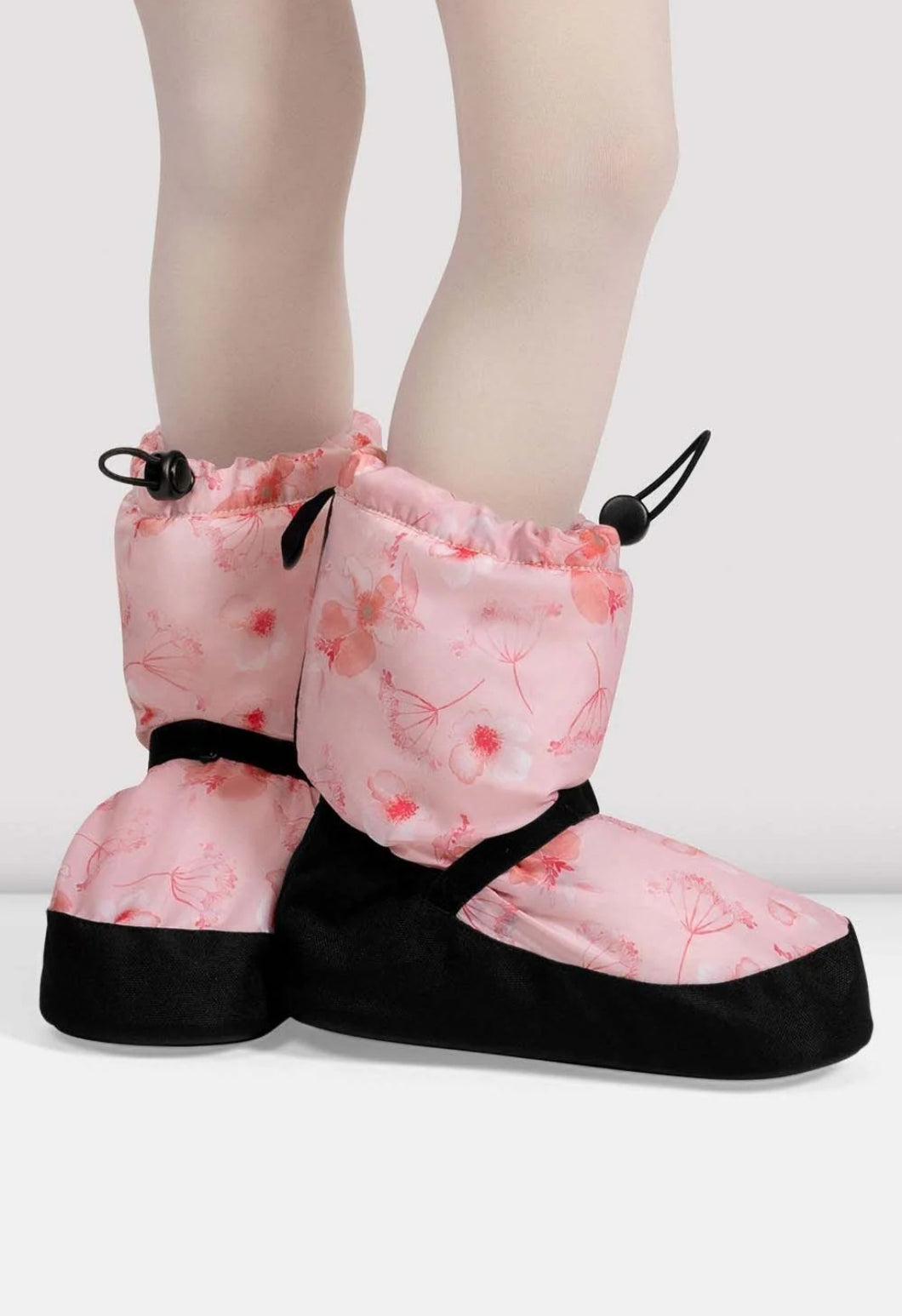 Childrens Bloch Floral Print Warm Up Booties