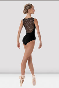 Bloch Ladies Eden Floral Boat Neck Leotard