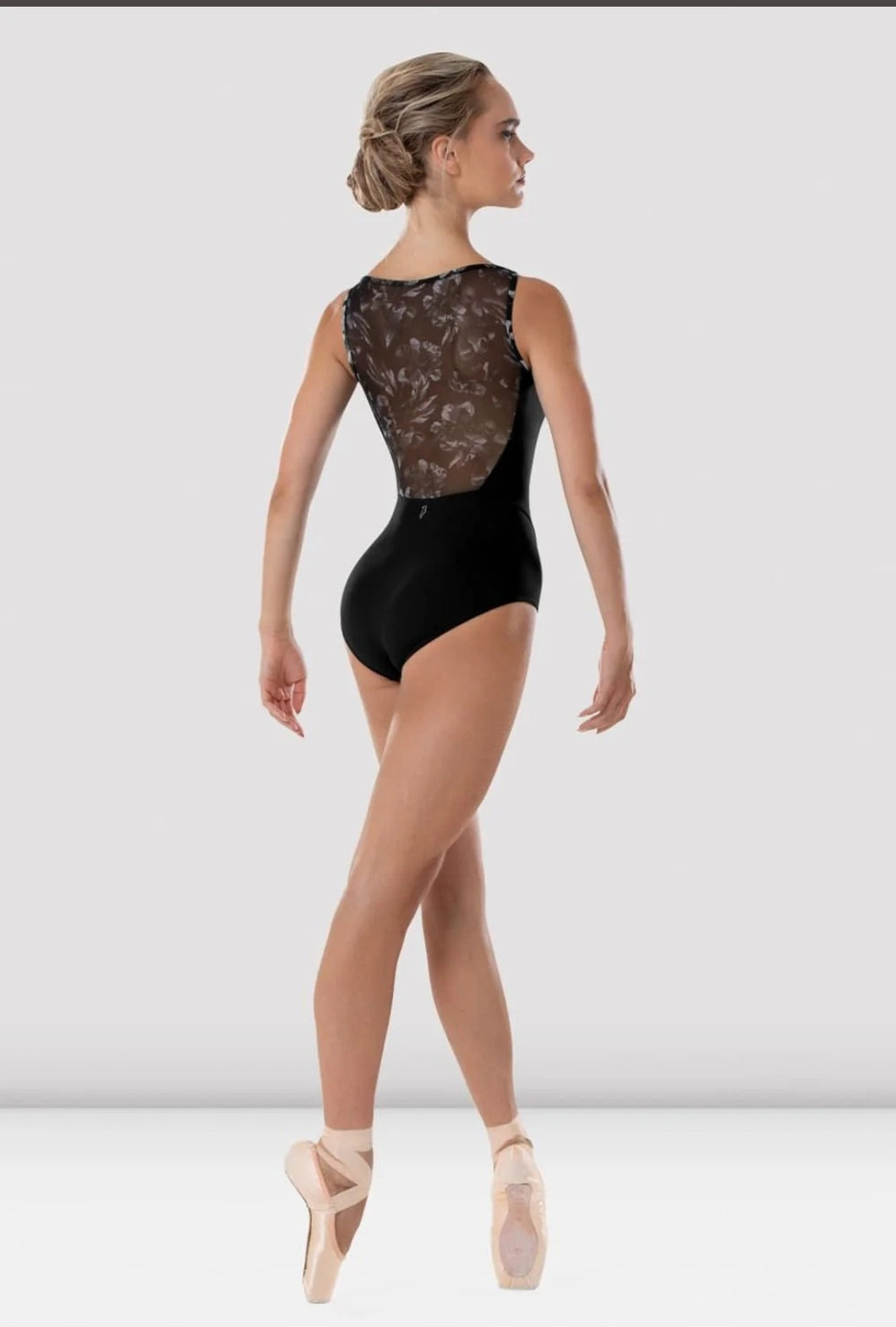 Bloch Ladies Eden Floral Boat Neck Leotard