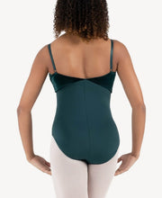 Load image into Gallery viewer, Capezio Velvet Forest Pine Leotard