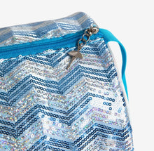 Load image into Gallery viewer, Capezio Chevron Sequin Barrel Bag