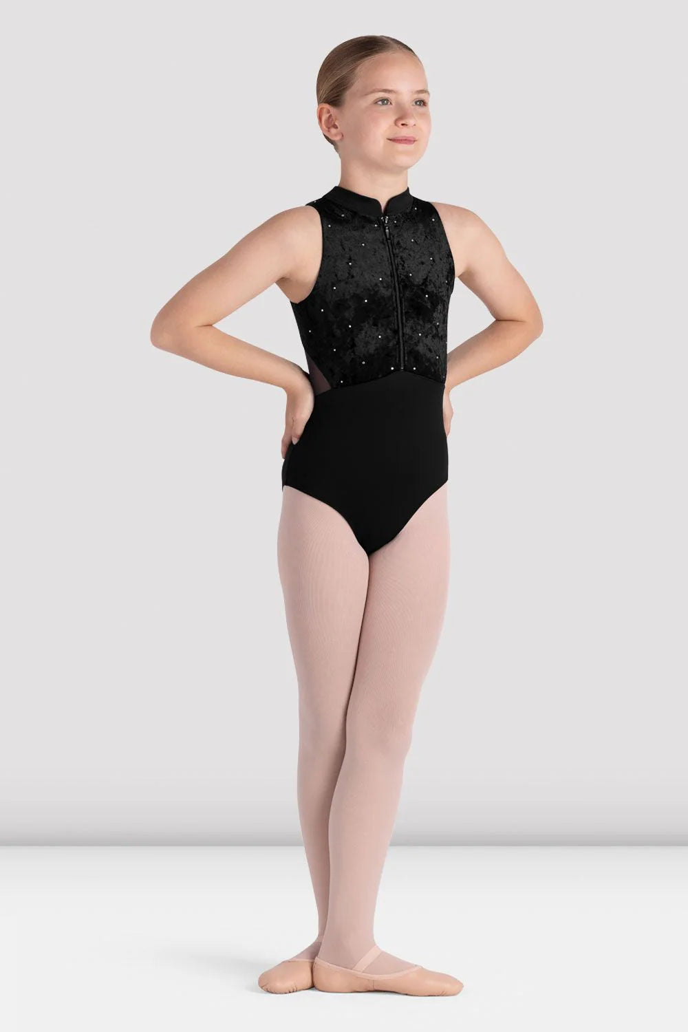 Bloch Girls Tanya Zip Front Leotard