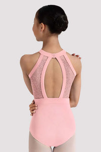 Bloch Girls Kiki Floral Embroidered Halterneck Leotard