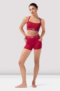 Bloch Ladies Kisha Logo Elastic Shorts