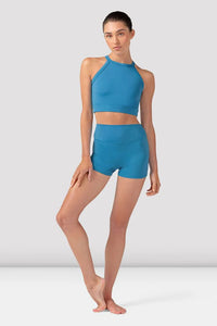 Bloch Ladies Nina Floral Embroidered Crop Top