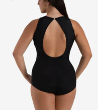 Load image into Gallery viewer, Capezio Curved Rythmn Agusta Leotard- Black