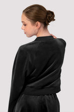 Load image into Gallery viewer, Bloch Ladies Amanda Velvet Bomber Jacket - Black