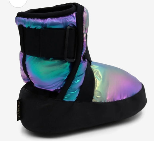 Capezio Glam Warm Up Bootie -Metallic Rainbow