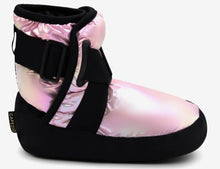 Load image into Gallery viewer, Capezio Glam Warm Up Bootie -Metallic Rainbow/ Metallic Light Pink