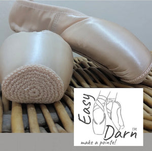 Easy Darn pointe shoe tips