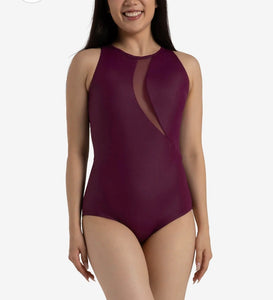 Capezio Curved Rythmn Agusta Leotard- Black