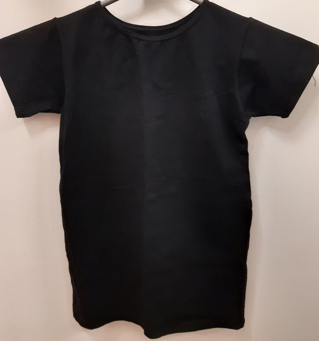 Boys/Mens Black Fitted Dance T-Shirt