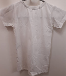 White Short Sleeve Boys/Mens Dance T-Shirt