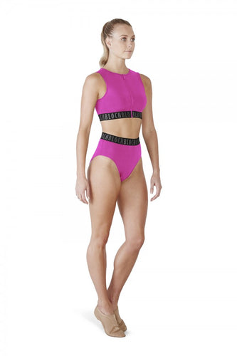 bloch FT5010 Zipper front crop - Strictly Dancing