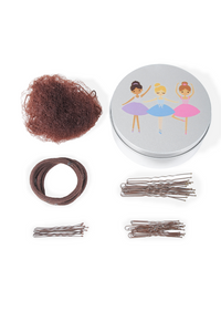 Hair Accessories tin- Brown