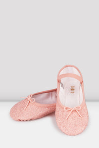 Pink sparkle ballet shoes