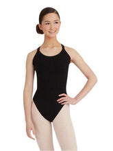 Load image into Gallery viewer, Capezio CC123 Double Strap Camisole Leotard - Black - Strictly Dancing
