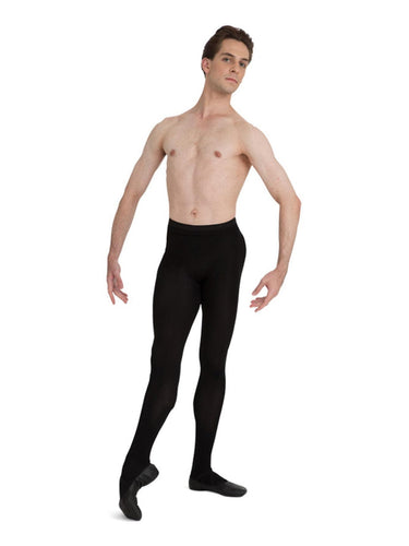 Capezio Men's soft knit ballet footed tights