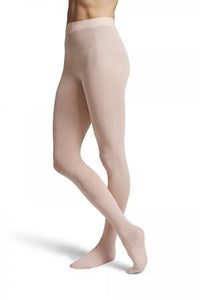 Bloch Contoursoft T0981L Ladies Footed Tights - Pink - Strictly Dancing
