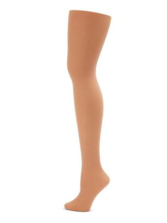 Capezio N14 Hold & Stretch® Footed Tight - Suntan - Strictly Dancing