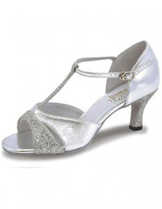 Roch Valley Lucina Ladies Ballroom Shoes - Silver - Strictly Dancing