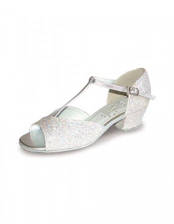 Roch Valley Stacey Low Heel Ballroom Shoes - Silver - Strictly Dancing