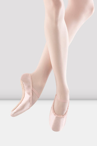 Bloch Pink Satin Full Sole Ballet Shoes